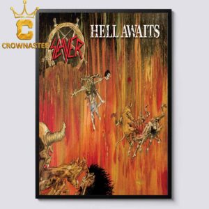 Slayer Hell Awaits Metal Print Home Decor Poster Canvas