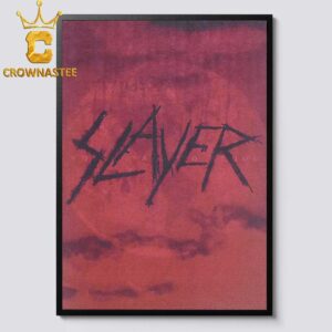 Slayer World Painted Blood Home Decor Poster Canvas