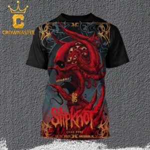 Slipknot Amsterdam, Netherlands 2024 Ziggo Dome On December 5th All Over Print T-Shirt