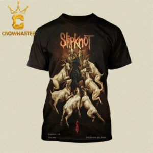 Slipknot London UK 2024 The O2 Arena On December 20th All Over Print T-Shirt