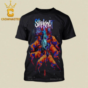 Slipknot London UK Night 2 2024 The O2 Arena On December 21st All Over Print T-Shirt