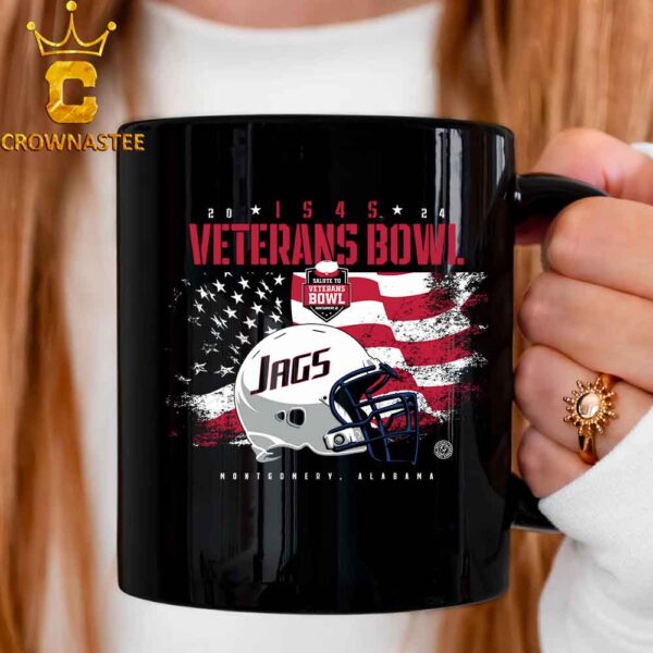 South Alabama Jaguars Football The Historic Cramton 2024 Bowl IS4S Salute To Veterans Bowl Ceramic Mug Cup