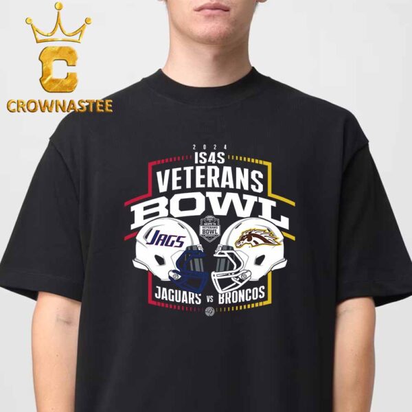 South Alabama Jaguars vs Western Michigan Broncos Football Head To Head 2024 IS4S Salute To Veterans Bowl Classic T-Shirt Hoodie Sweater