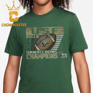 South Florida Bulls USF Football 2024 Hawaii Bowl Champions T-Shirt Hoodie Sweater