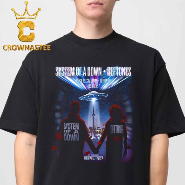 System Of A Down And Deftones Rogers Stadium Toronto 2024 On September 3rd Classic T-Shirt