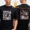 System Of A Down Wake Up South America Stadium 2025 Tour Dates Schedule Two Sided T-Shirt