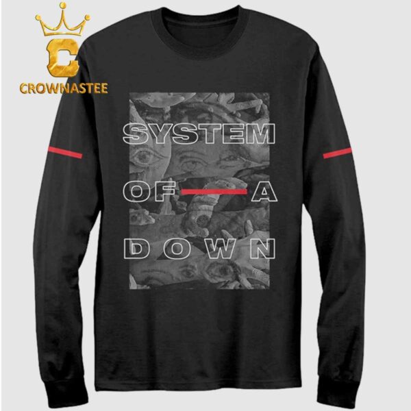 System Of A Down Eye Collage Long Sleeve Sweater