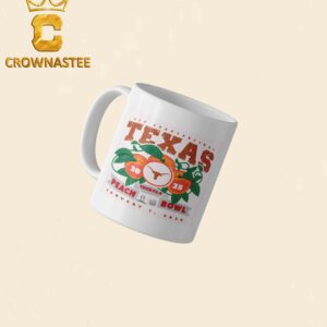 Texas Football College Football Playoff 2025 Longhorns Chick Fil A Peach Bowl Bound Ceramic Mug Cup