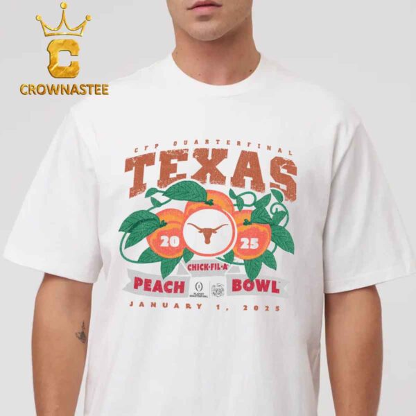 Texas Football College Football Playoff 2025 Longhorns Chick Fil A Peach Bowl Bound Classic T-Shirt