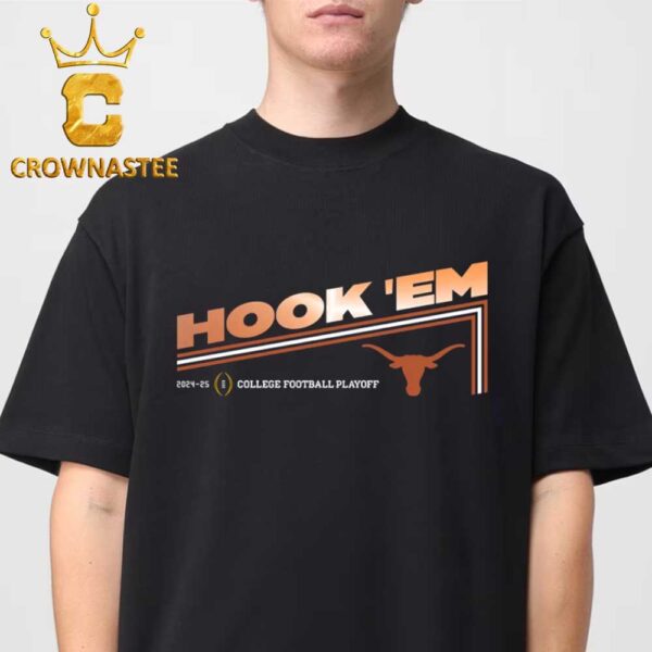 Texas Football College Football Playoff 2025 Slogan Hook Em Classic T-Shirt