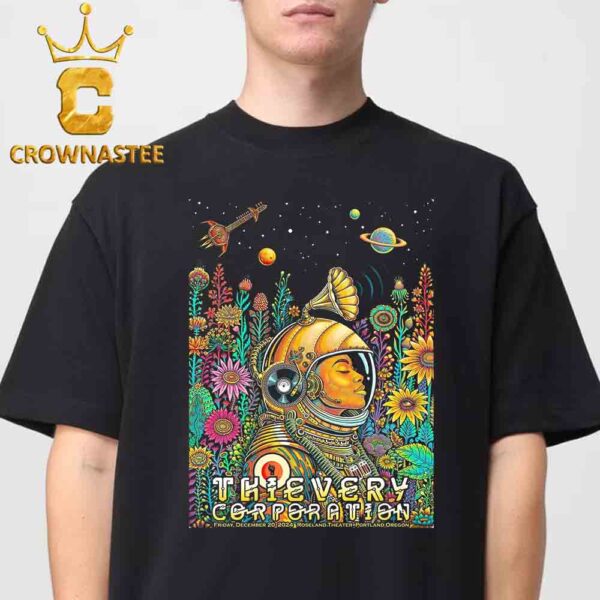 Thievery Corporation Portland Oregon Roseland Theater On December 20th Classic T-Shirt