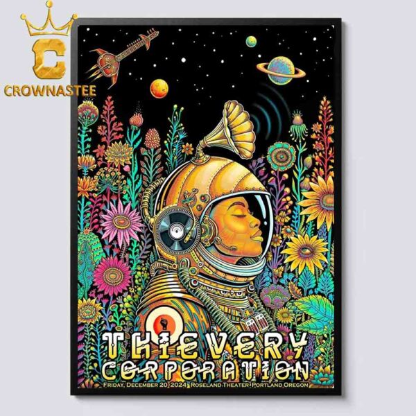 Thievery Corporation Portland Oregon Roseland Theater On December 20th Home Decor Poster Canvas