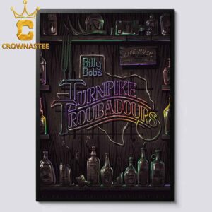 Turnpike Troubadours Billy Bobs Live Music Fort Worth Texas On December 12th 13th Home Decor Poster Canvas