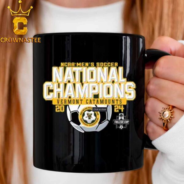 UVM Mens Soccer 2024 NCAA Division 1 Mens Soccer National Champions Vermont Catamounts Ceramic Mug Cup