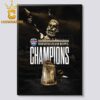 Navy Midshipmen Football 2024 Lockheed Martin Armed Forces Bowl Champions Home Decor Poster Canvas