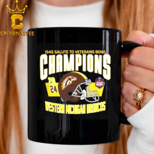 Western Michigan Broncos Football 2024 Champions IS4S Salute To Veterans Bowl Ceramic Mug Cup