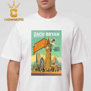 Zach Bryan Steve Takes London 2025 Hyde Park On June 28th 29th Classic T-Shirt