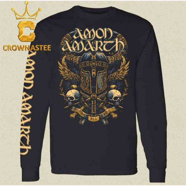 Amon Amarth Against All Odds All Over Print Long Sleeve Sweater