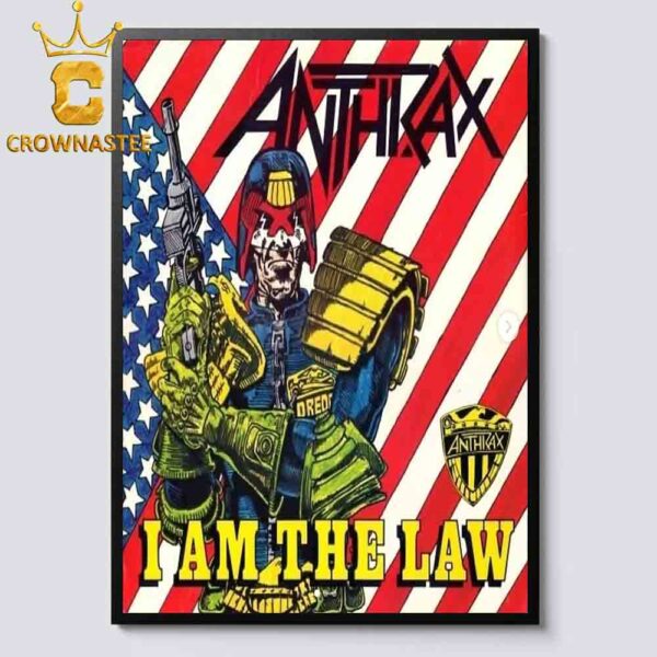 Anthrax I Am The Law Among The Living Home Decor Poster Canvas