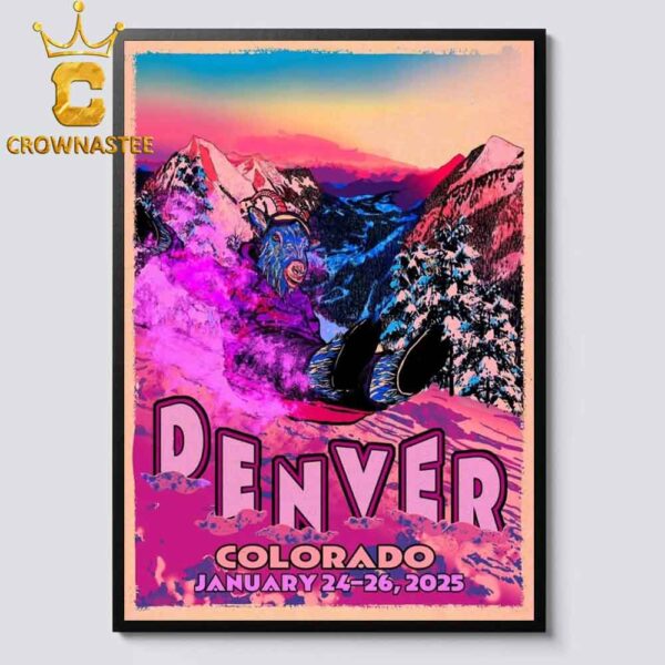 Billy Strings Denver Colorado On January 24th 26th 2025 Home Decor Poster Canvas