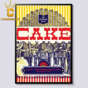 Cake Band Minneapolis 2025 Surly Brewing Festival Field On May 29th Home Decor Poster Canvas