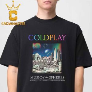 Coldplay Abu Dhabi 2025 Zayed Sports City Stadium On January 9th 11th 12th 14th Music Of Sphere Tour Limited Edition Classic T-Shirt