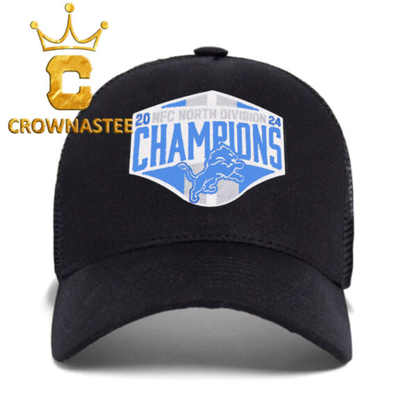 Detroit Lions 2024 NFC North Division Champions Classic Hat Cap