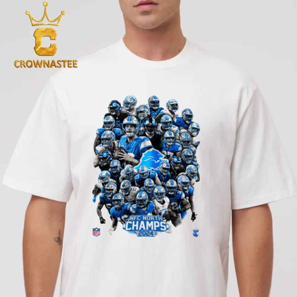 Detroit Lions 2024 NFC North Division Champions Essential T-Shirt