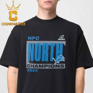 Detroit Lions 2024 NFC North Division Champions T-Shirt Hoodie Sweater