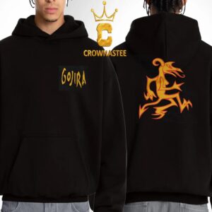 Gojira Dragon Devil Two Sided Hoodie T-Shirt Sweater