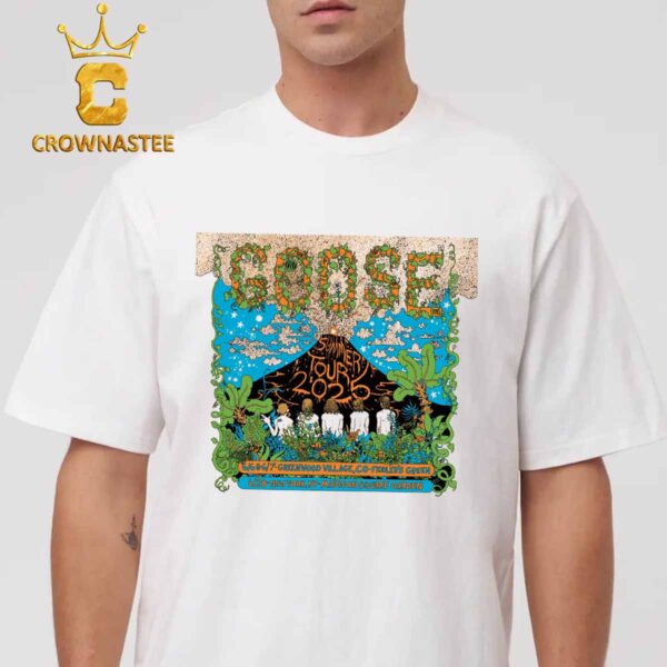 Goose The Band Summer Tour 2025 Greenwood Village CO New York NY On June Unisex T-Shirt