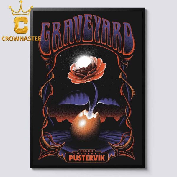 Graveyard Goteborg Pustervik On May 31st 2025 Home Decor Poster Canvas