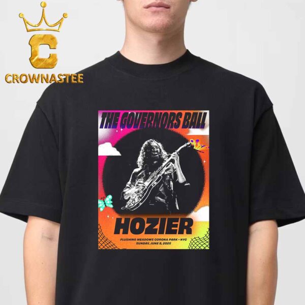 Hozier The Governors Ball Flushing meadows Corona Park NYC On June 8th 2025 Unisex T-Shirt Hoodie Sweater