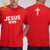 Jesus Won Ohio State Buckeyes Football TreVeyon Henderson Teammates Edition Two Sided T-Shirt