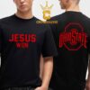 Jesus Won Ohio State Buckeyes Football TreVeyon Henderson Teammates Edition Two Sided Hoodie