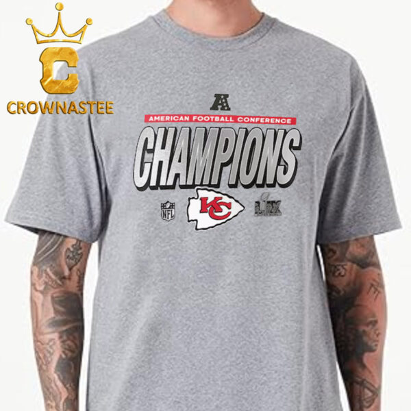 Kansas City Chiefs 2024 AFC Champions Unisex T-Shirt Hoodie Sweater