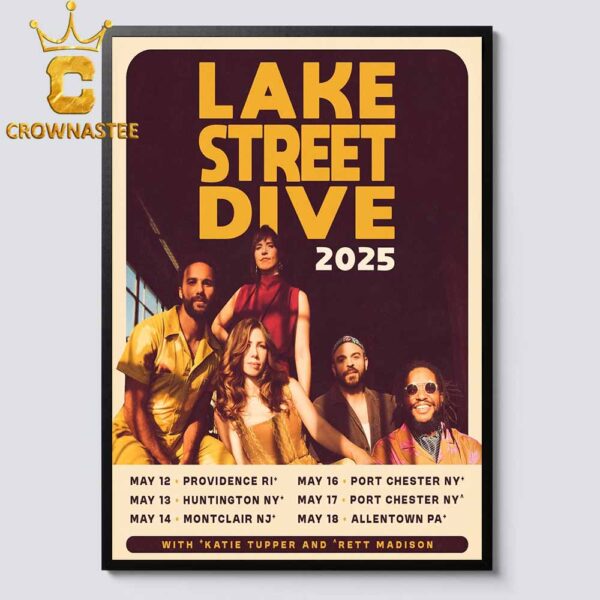 Lake Street Dive Band 2025 Tour Dates Home Decor Poster Canvas