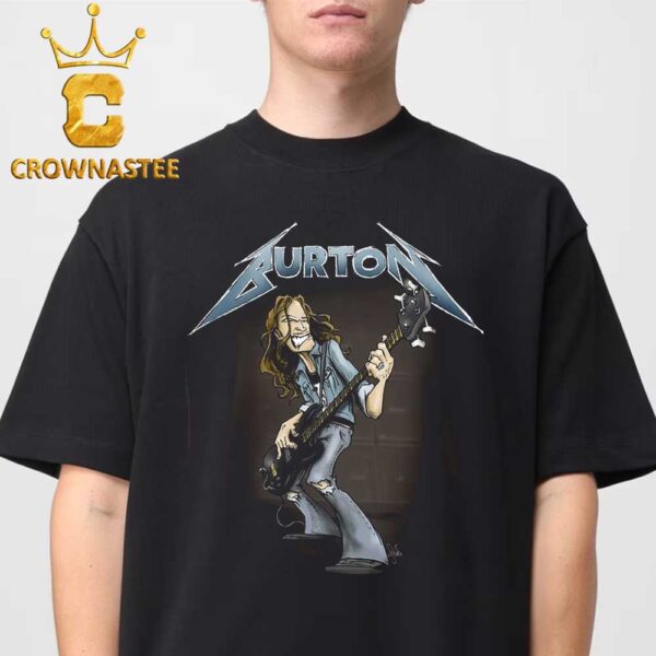 Metallica Cliff Burton Squindo Stack Unisex T-Shirt