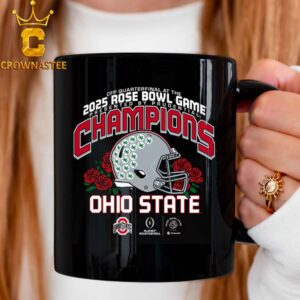 Ohio State Buckeyes College Football Playoff 2025 Rose Bowl Champions Victory Ahead Ceramic Mug Cup