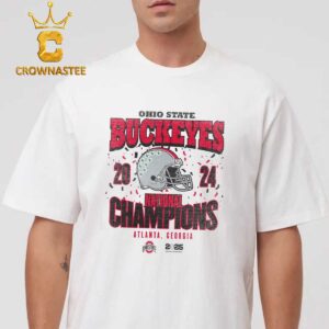 Ohio State Buckeyes Confetti National Champions 2024 Unisex T-Shirt