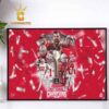 Congrats To Ohio State Buckeyes Football National Champions College Football Playoff Home Decor Poster Canvas