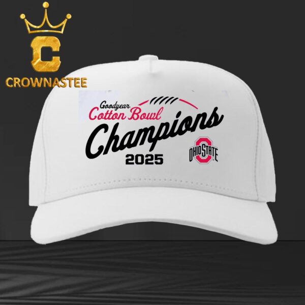 Ohio State Buckeyes Football 2025 Goodyear Cotton Bowl Classic Champions Classic Cap Hat Snapback