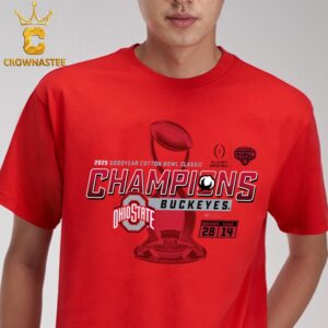 Ohio State Buckeyes Football 2025 Goodyear Cotton Bowl Classic Champions Official Classic T-Shirt Hoodie Sweater