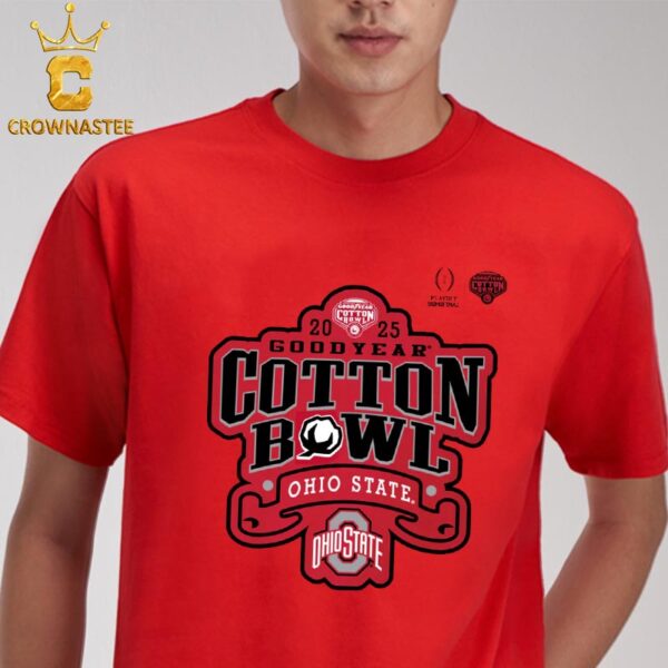 Ohio State Buckeyes Football 2025 Goodyear Cotton Bowl Unisex T-Shirt