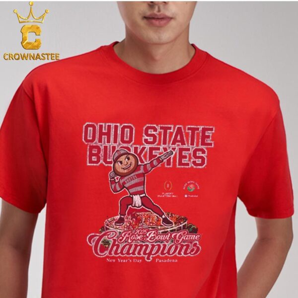 Ohio State Buckeyes Football 2025 Rose Bowl Champions T-Shirt Hoodie Sweater