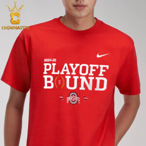 Ohio State Buckeyes Football CFP Club Crew Playoff Bound 2024 2025 Unisex T-Shirt Hoodie Sweater