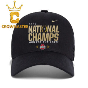 Ohio State Buckeyes Football National Champs 2024 Locker Room Won For The Ages Nike Classic Hat Cap Snapback