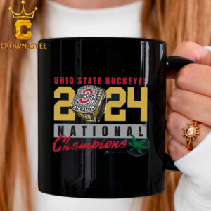 Ohio State Buckeyes National Champions Ring 2024 Ceramic Mug Cup