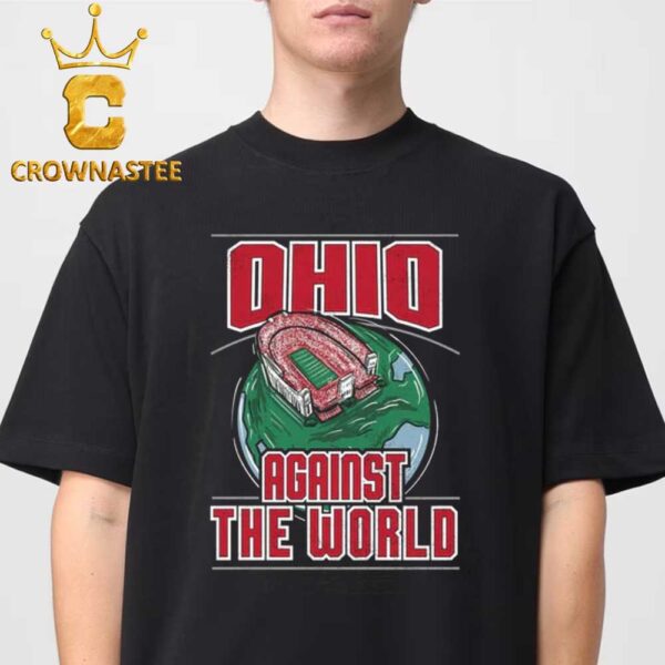 Ohio State Buckeyes Football 2024 National Champions Ring Against The World Unisex T-Shirt Hoodie Sweater