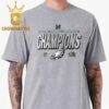 Philadelphia Eagles 2024 NFC Champions Roster Two Sided T-Shirt